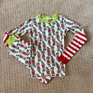 Euc Hanna Andersson Grinch Christmas Pajama Set, size 140
